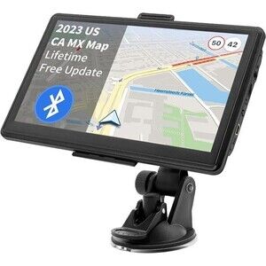 Liontru 2023 Bluetooth GPS Navigation for Car, 7 inch Truck GPS Navigator